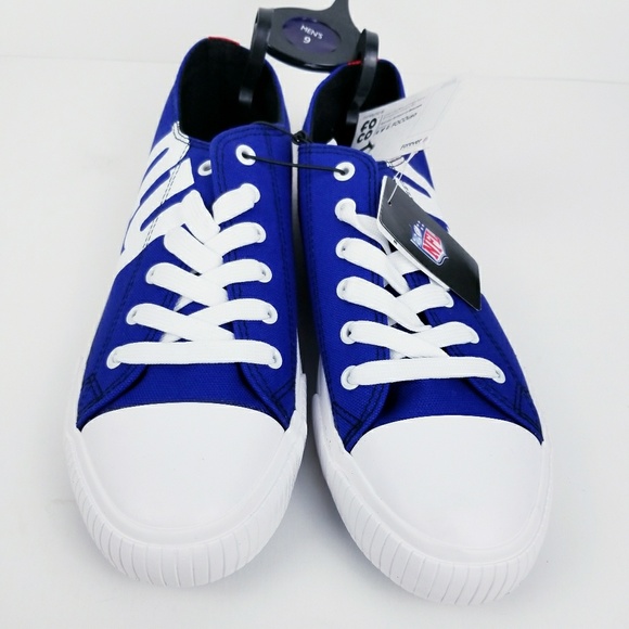 NY Giants NFL canvas sneakers size 10 last one! - Picture 4 of 6